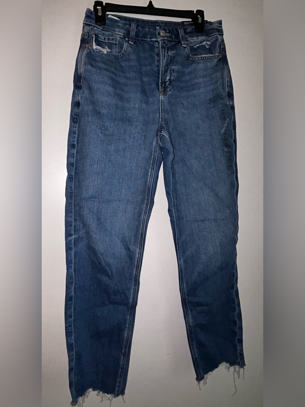 American Eagle Women’s Curvy Mom Jean - Dark Denim